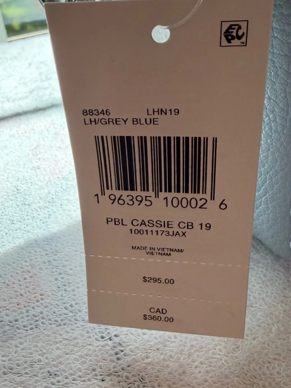 NWT Coach Cassie Crossbody Bag in Light Grey Blue